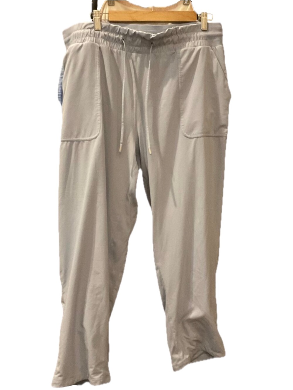 Lululemon Jogger Pants Periwinkle Blue Size 14 Elastic Waist Tapered